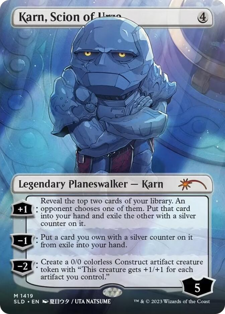 Karn, Scion of Urza (Rainbow Foil) [Secret Lair Drop Series] | Cards and Coasters CA