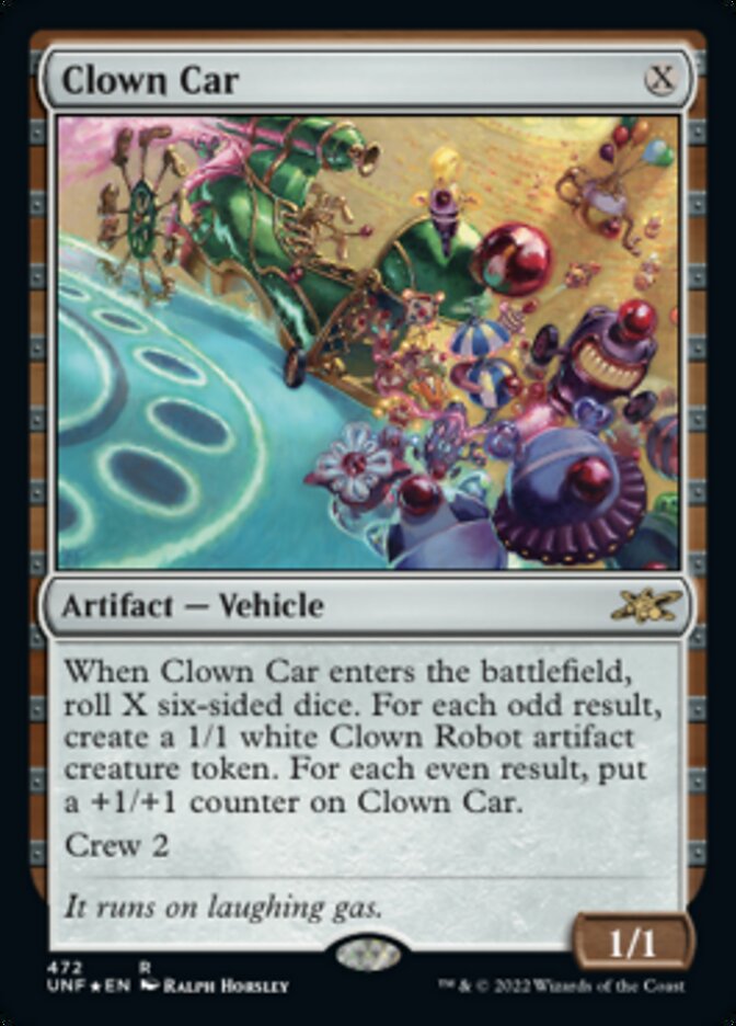 Clown Car (Galaxy Foil) [Unfinity] | Cards and Coasters CA