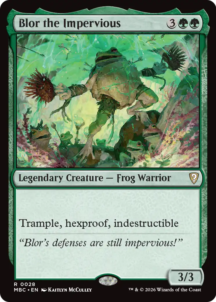 Blor the Impervious [Mystery Booster: Commander Edition] | Cards and Coasters CA