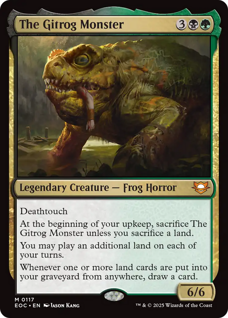 The Gitrog Monster [Edge of Eternities Commander] | Cards and Coasters CA