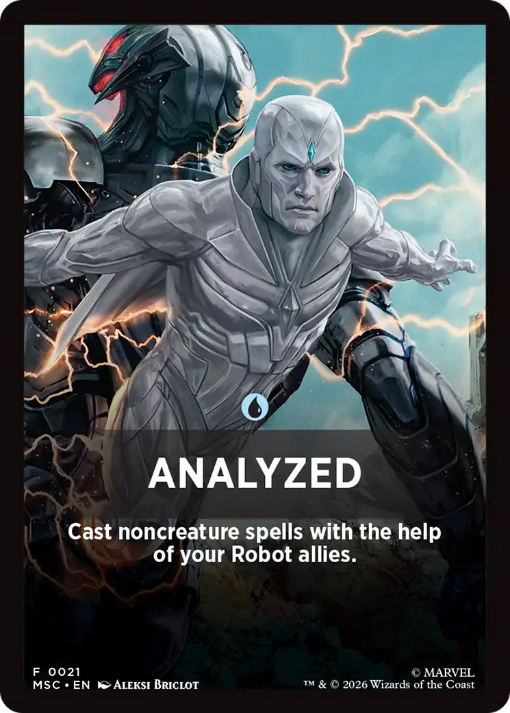 Analyzed Theme Card [Marvel Super Heroes Commander] | Cards and Coasters CA