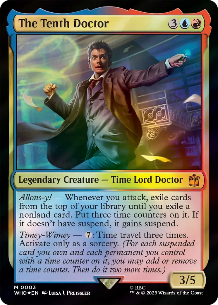 The Tenth Doctor [Doctor Who] | Cards and Coasters CA