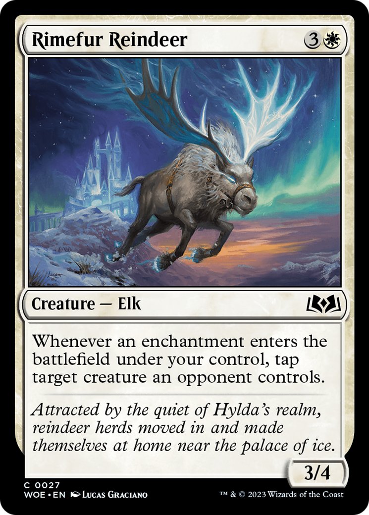 Rimefur Reindeer [Wilds of Eldraine] | Cards and Coasters CA