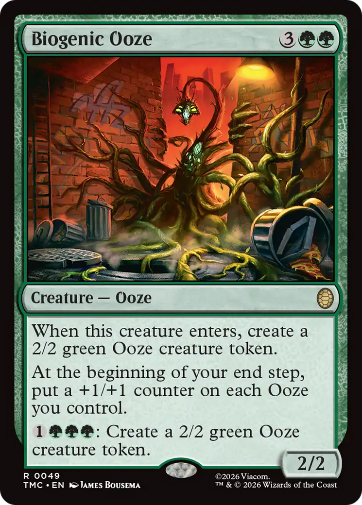 Biogenic Ooze [Teenage Mutant Ninja Turtles Commander] | Cards and Coasters CA