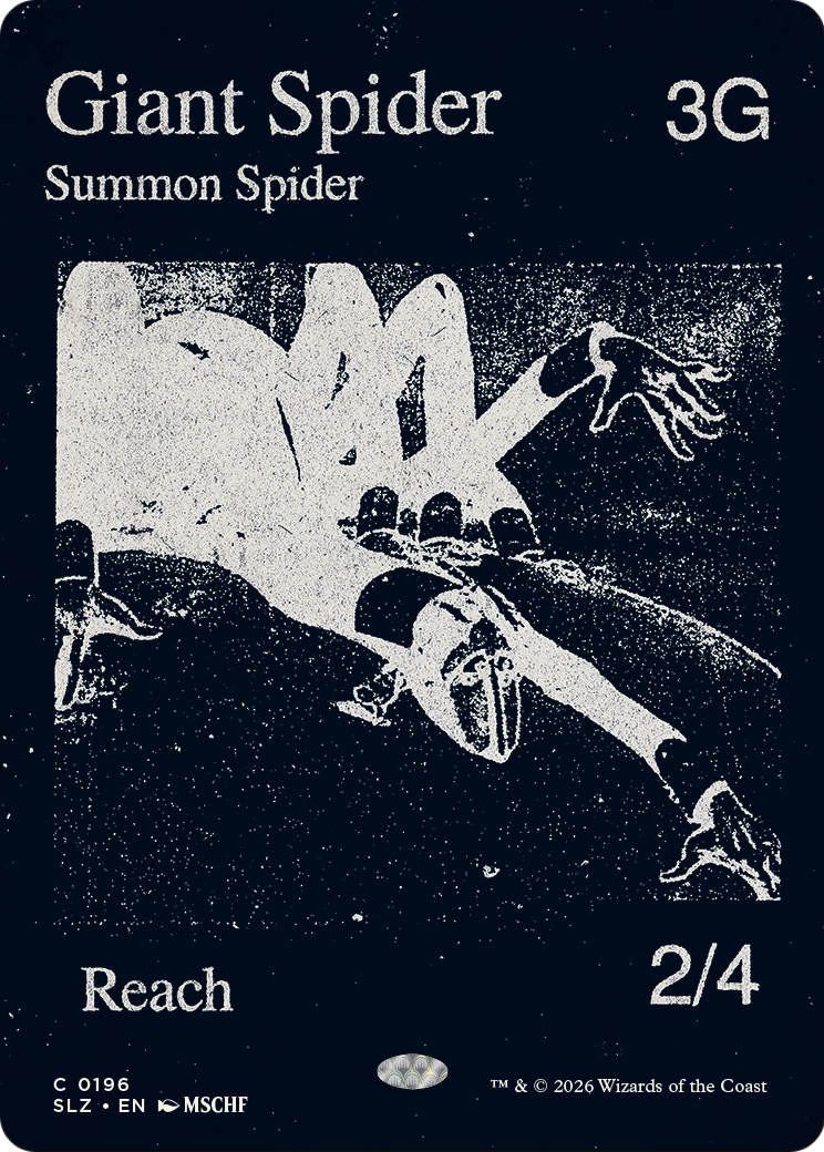 Giant Spider (0317) [Secret Lair x MSCHF: The Zeta Set] | Cards and Coasters CA