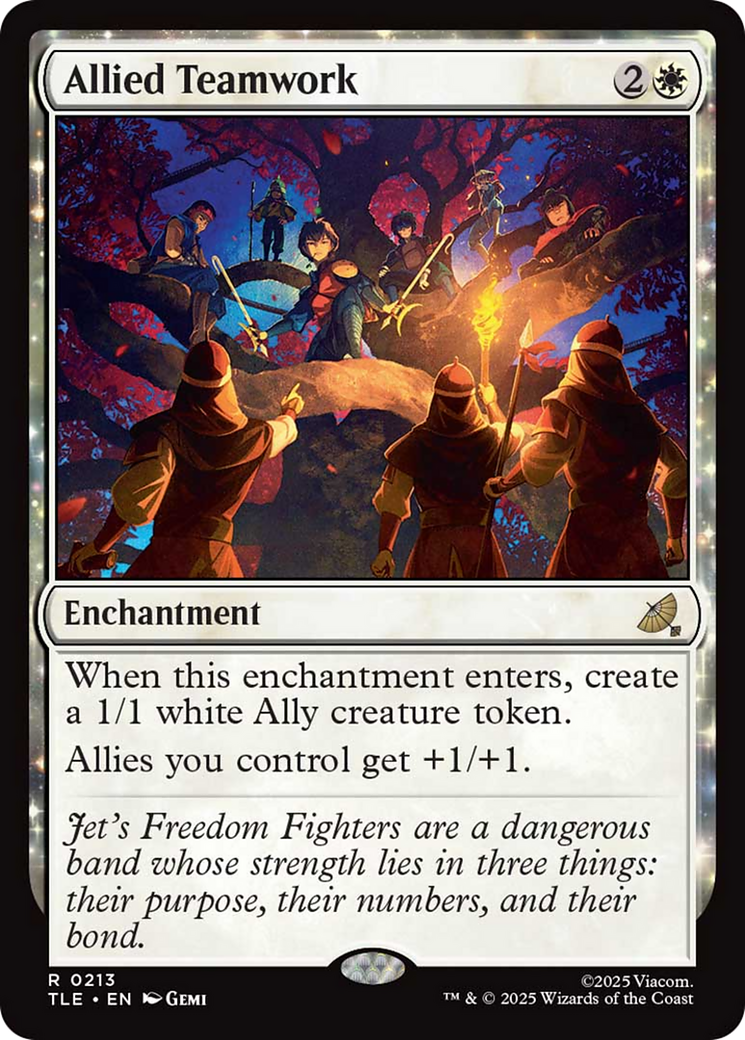 Allied Teamwork [Avatar: The Last Airbender: Eternal-Legal] | Cards and Coasters CA