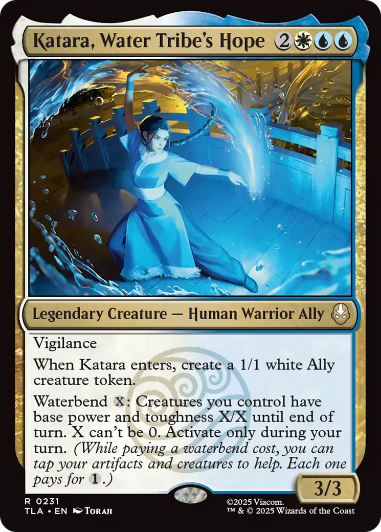 Katara, Water Tribe's Hope [Avatar: The Last Airbender] | Cards and Coasters CA