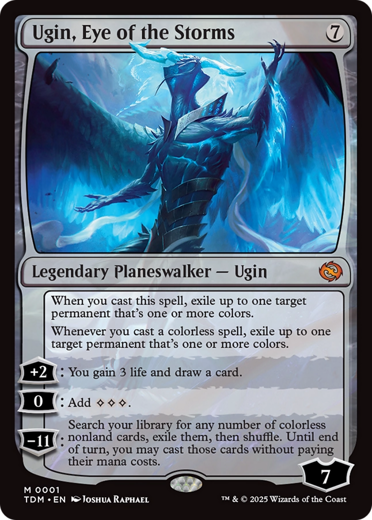 Ugin, Eye of the Storms [Tarkir: Dragonstorm] | Cards and Coasters CA