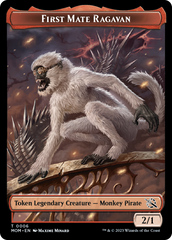 First Mate Ragavan // Phyrexian Saproling Double-Sided Token [March of the Machine Tokens] | Cards and Coasters CA