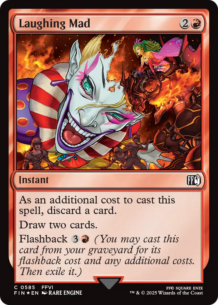 Laughing Mad (Surge Foil) [FINAL FANTASY] | Cards and Coasters CA