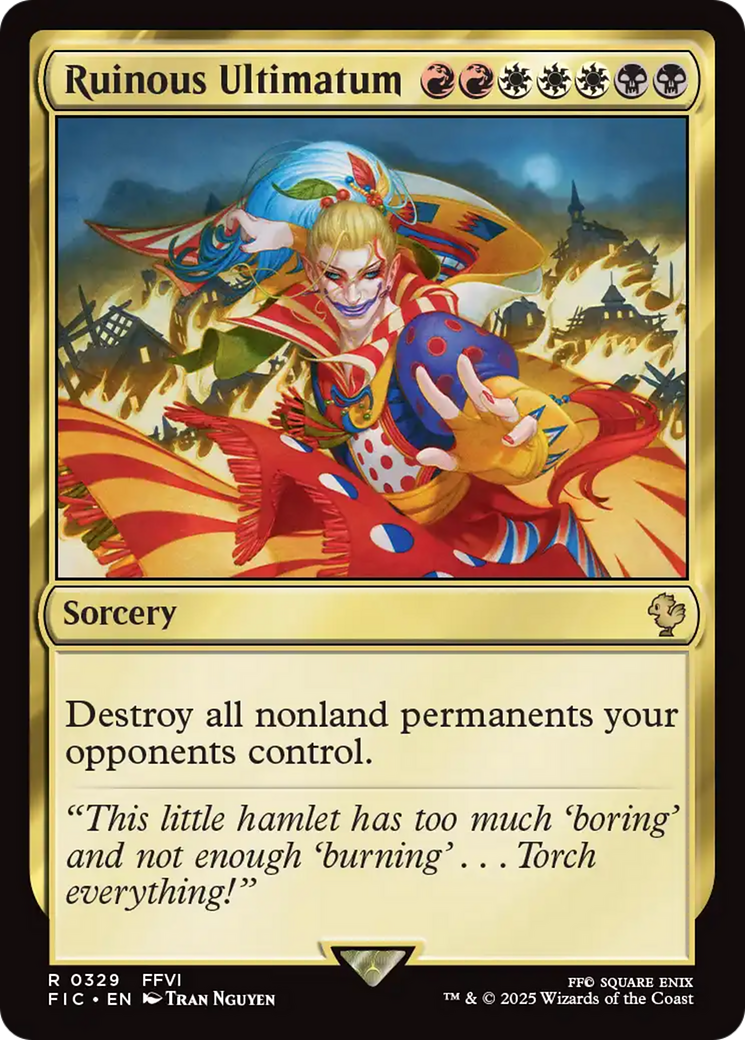 Ruinous Ultimatum [FINAL FANTASY Commander] | Cards and Coasters CA