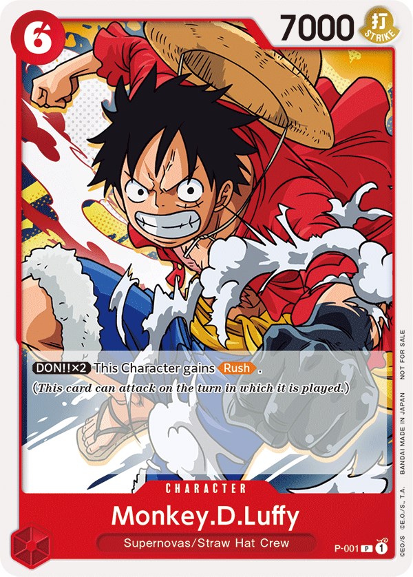 Monkey.D.Luffy (Super Pre-Release) [Participant] [One Piece Promotion Cards] | Cards and Coasters CA