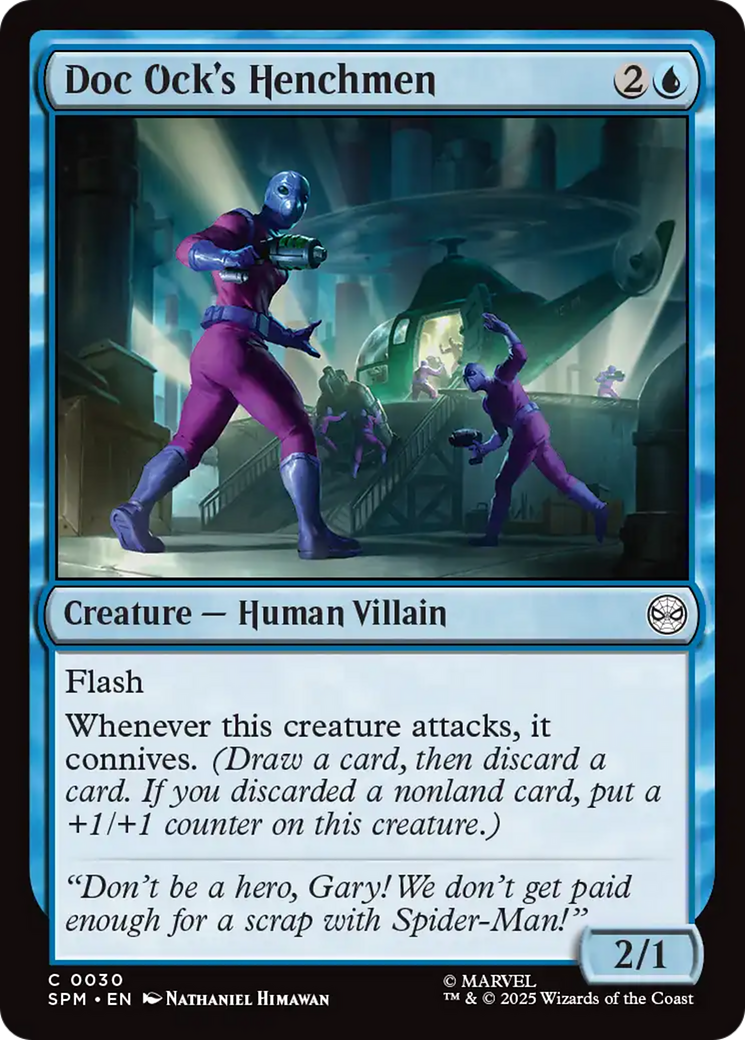 Doc Ock's Henchmen [Marvel's Spider-Man] | Cards and Coasters CA