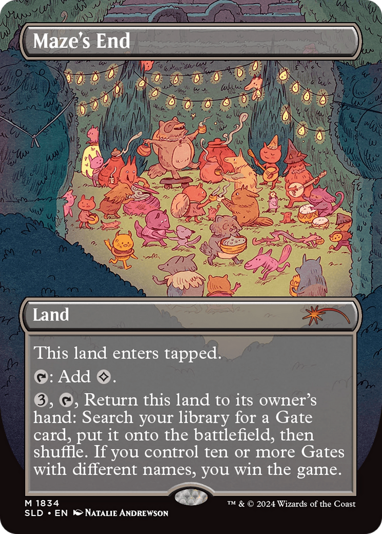 Maze's End (Rainbow Foil) [Secret Lair Drop Series] | Cards and Coasters CA