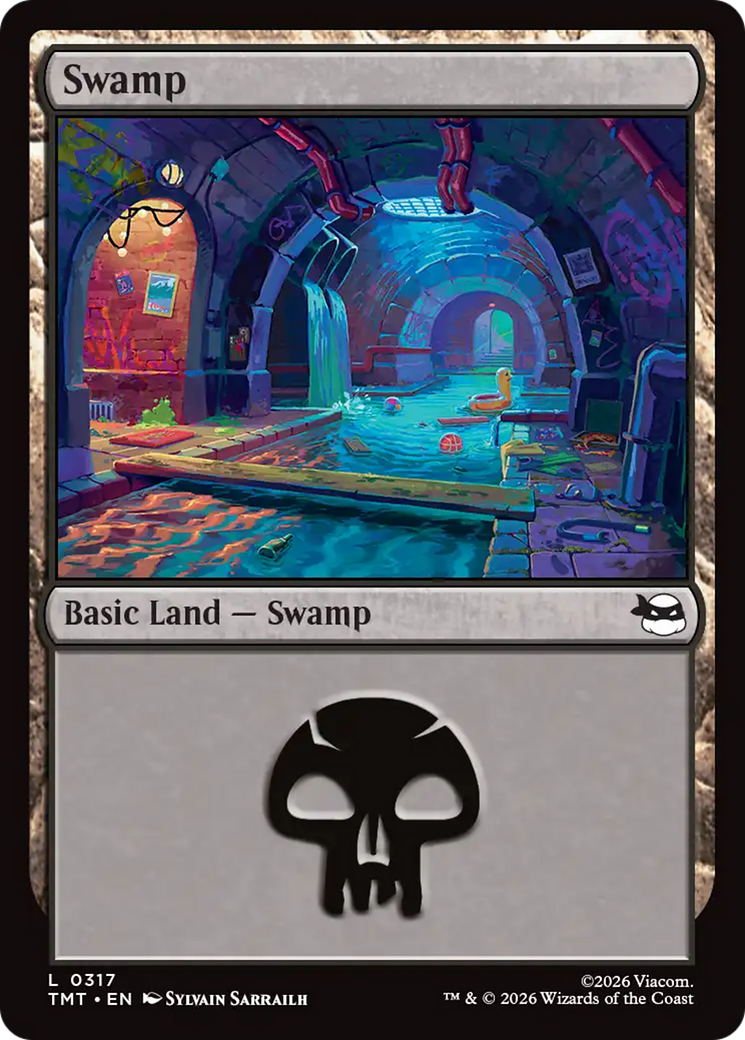 Swamp (0317) [Teenage Mutant Ninja Turtles] | Cards and Coasters CA
