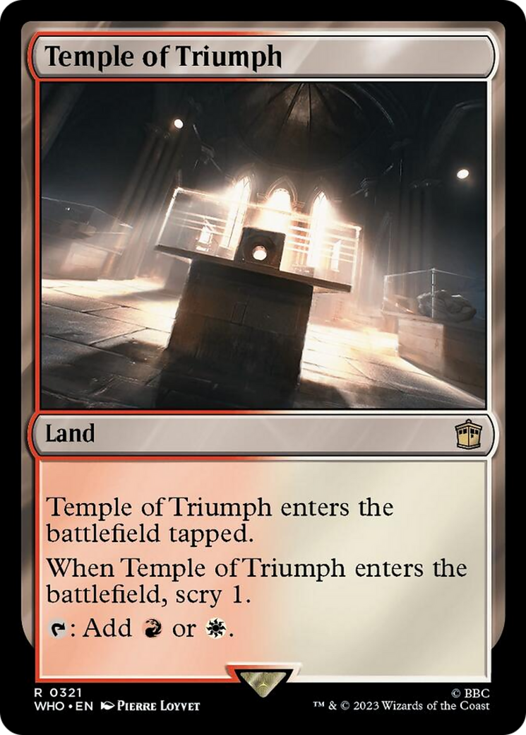 Temple of Triumph [Doctor Who] | Cards and Coasters CA