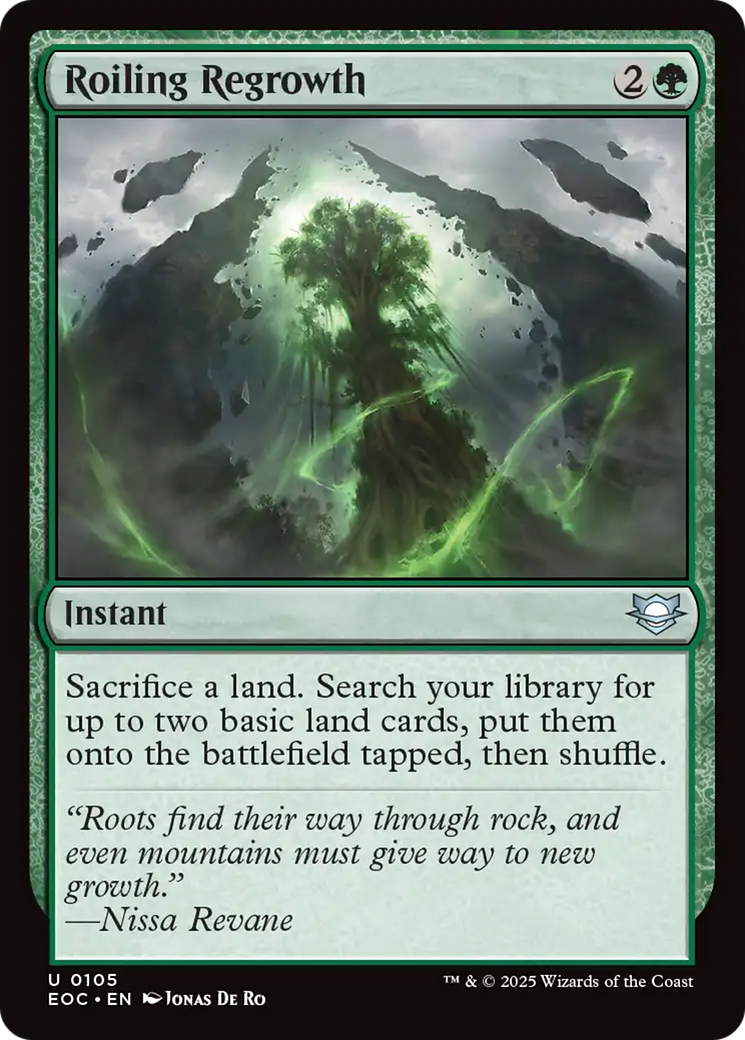 Roiling Regrowth [Edge of Eternities Commander] | Cards and Coasters CA