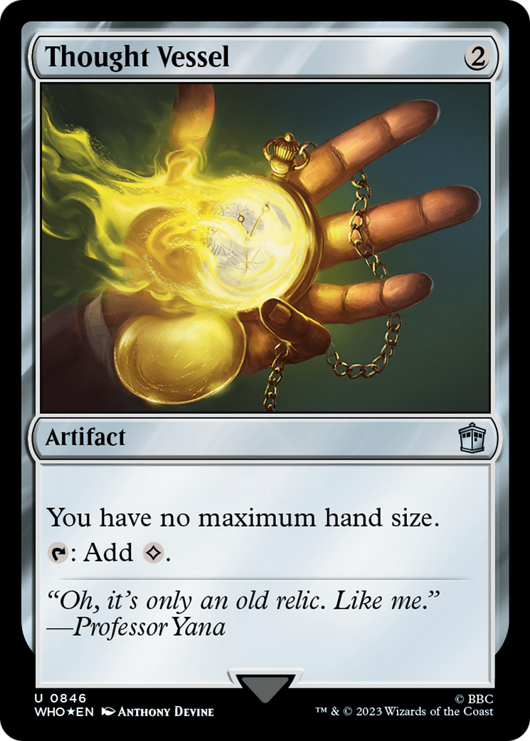 Thought Vessel (Surge Foil) [Doctor Who] | Cards and Coasters CA