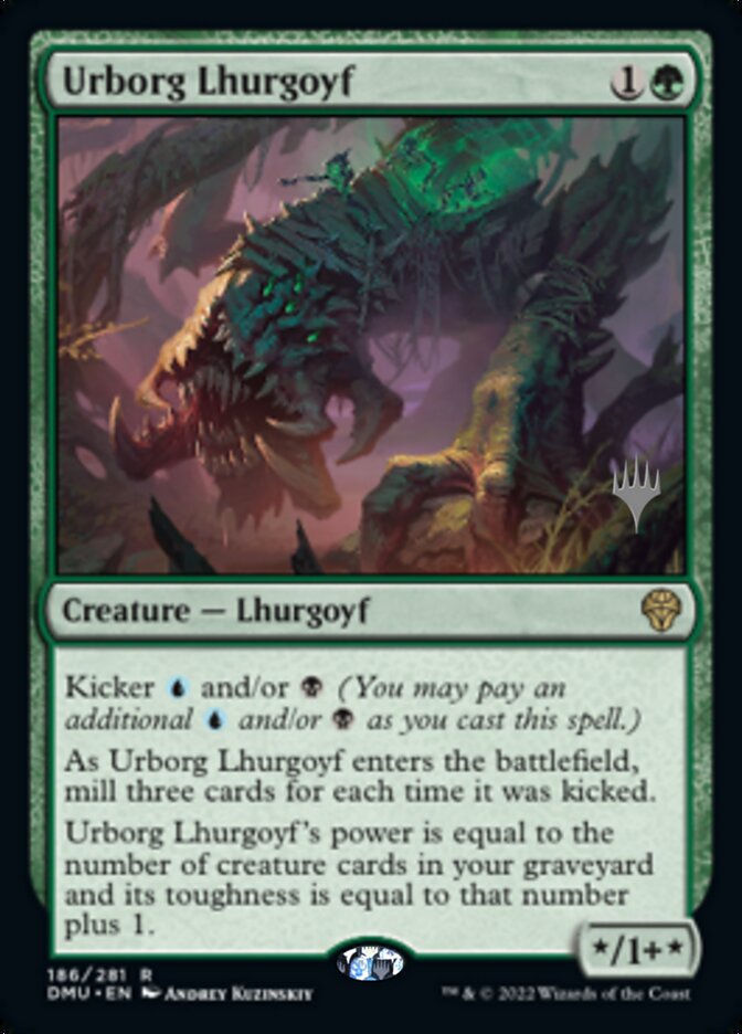 Urborg Lhurgoyf (Promo Pack) [Dominaria United Promos] | Cards and Coasters CA