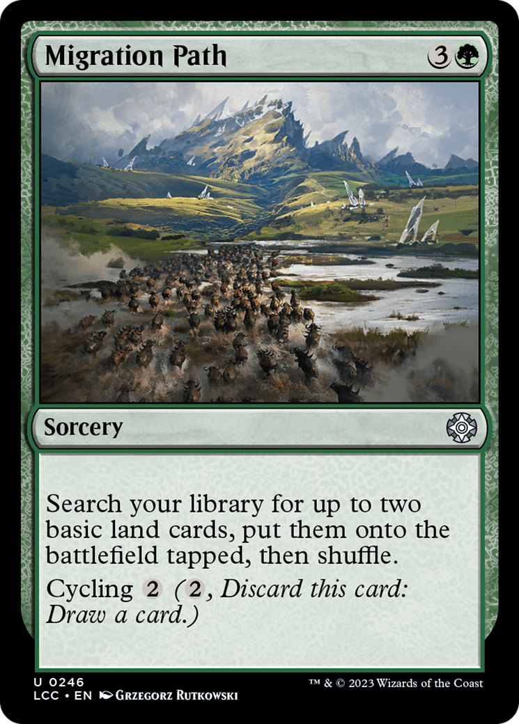 Migration Path [The Lost Caverns of Ixalan Commander] | Cards and Coasters CA
