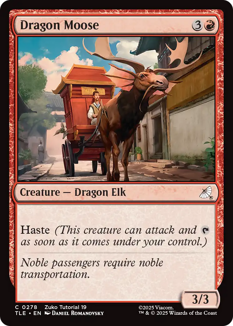 Dragon Moose (0278) [Avatar: The Last Airbender: Eternal-Legal] | Cards and Coasters CA