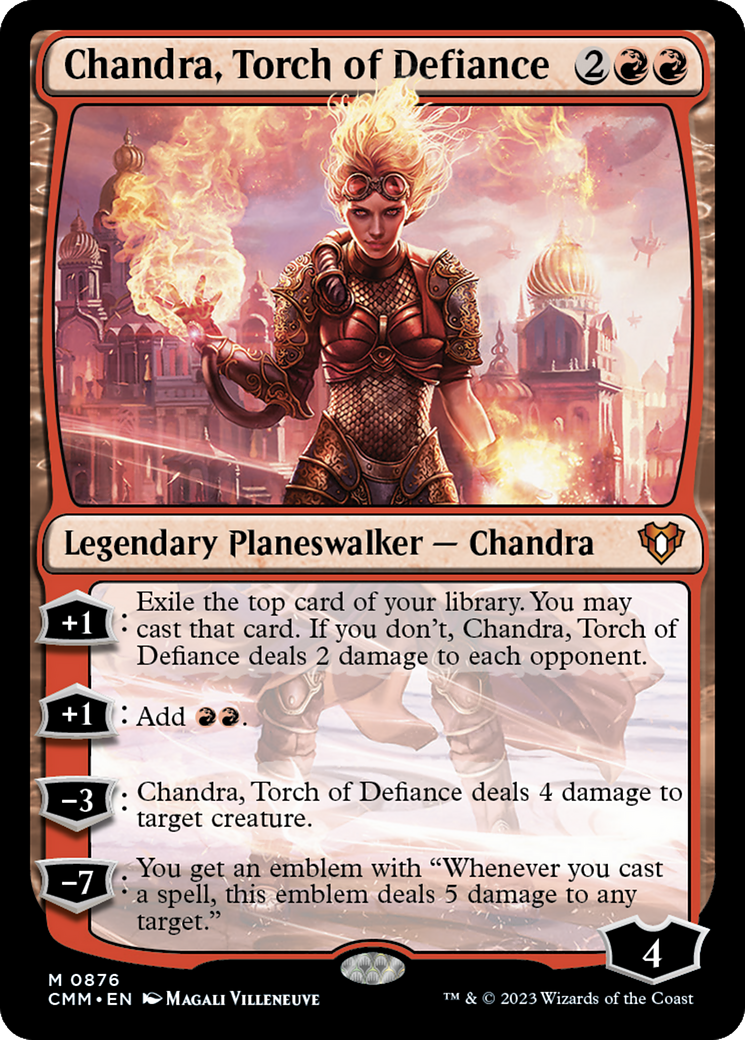 Chandra, Torch of Defiance [Commander Masters] | Cards and Coasters CA