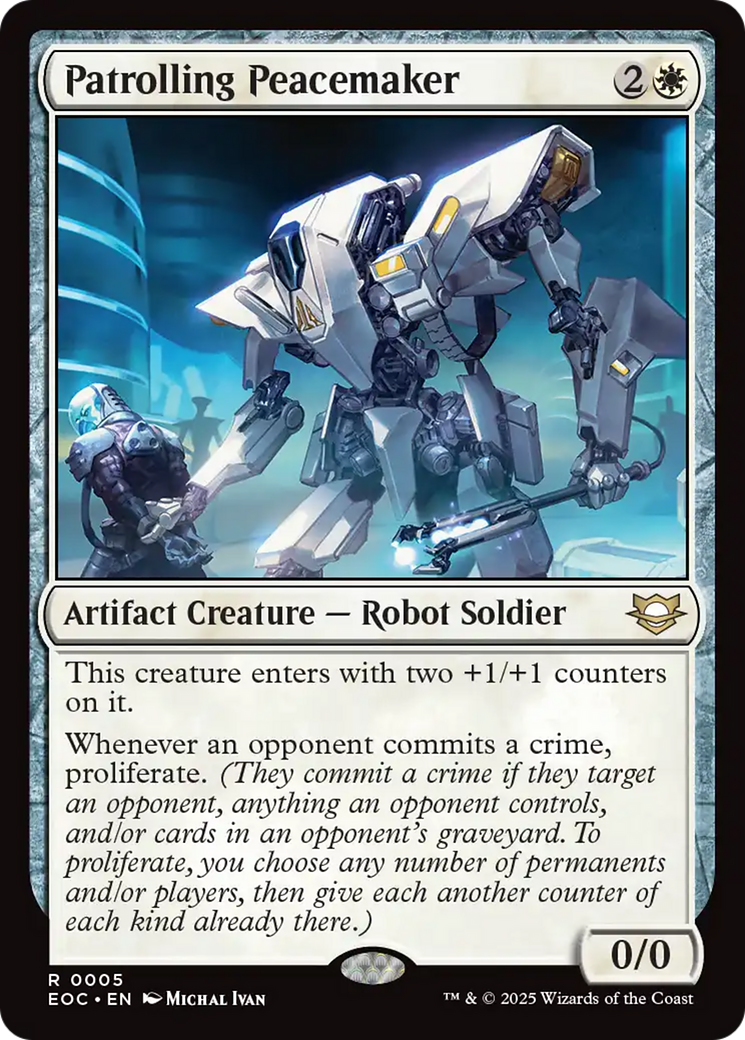 Patrolling Peacemaker [Edge of Eternities Commander] | Cards and Coasters CA
