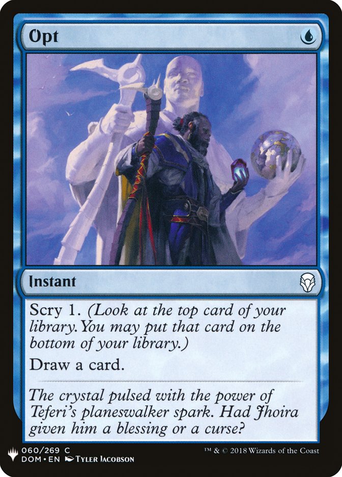 Opt [Mystery Booster] | Cards and Coasters CA