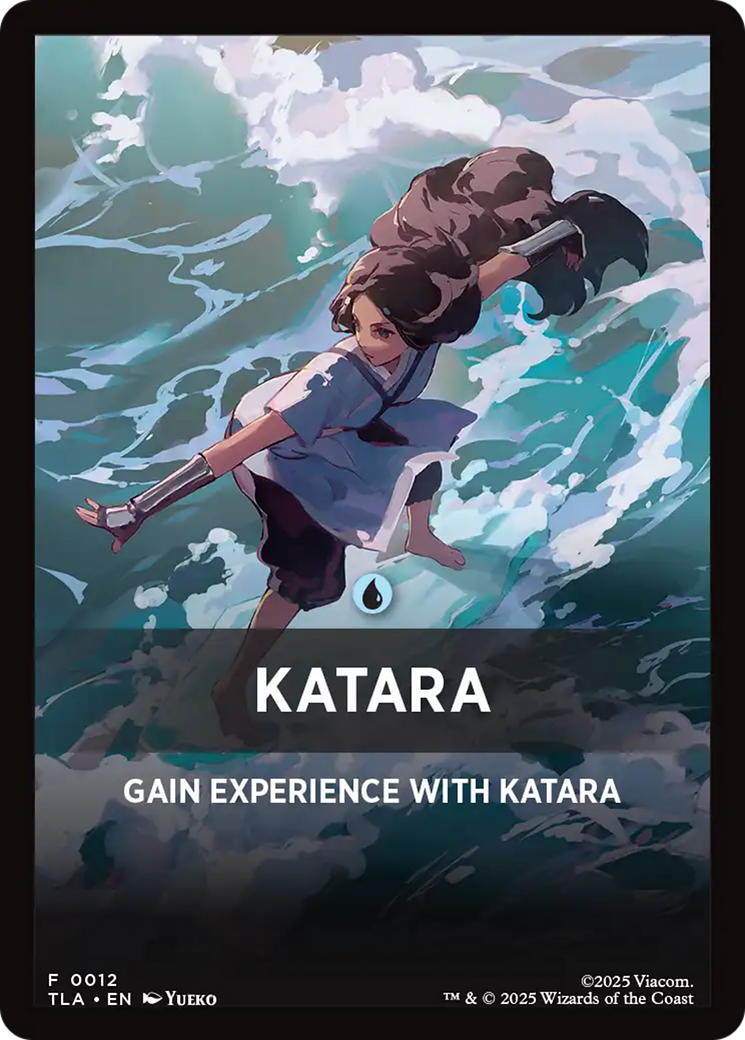 Katara Theme Card [Avatar: The Last Airbender Tokens] | Cards and Coasters CA