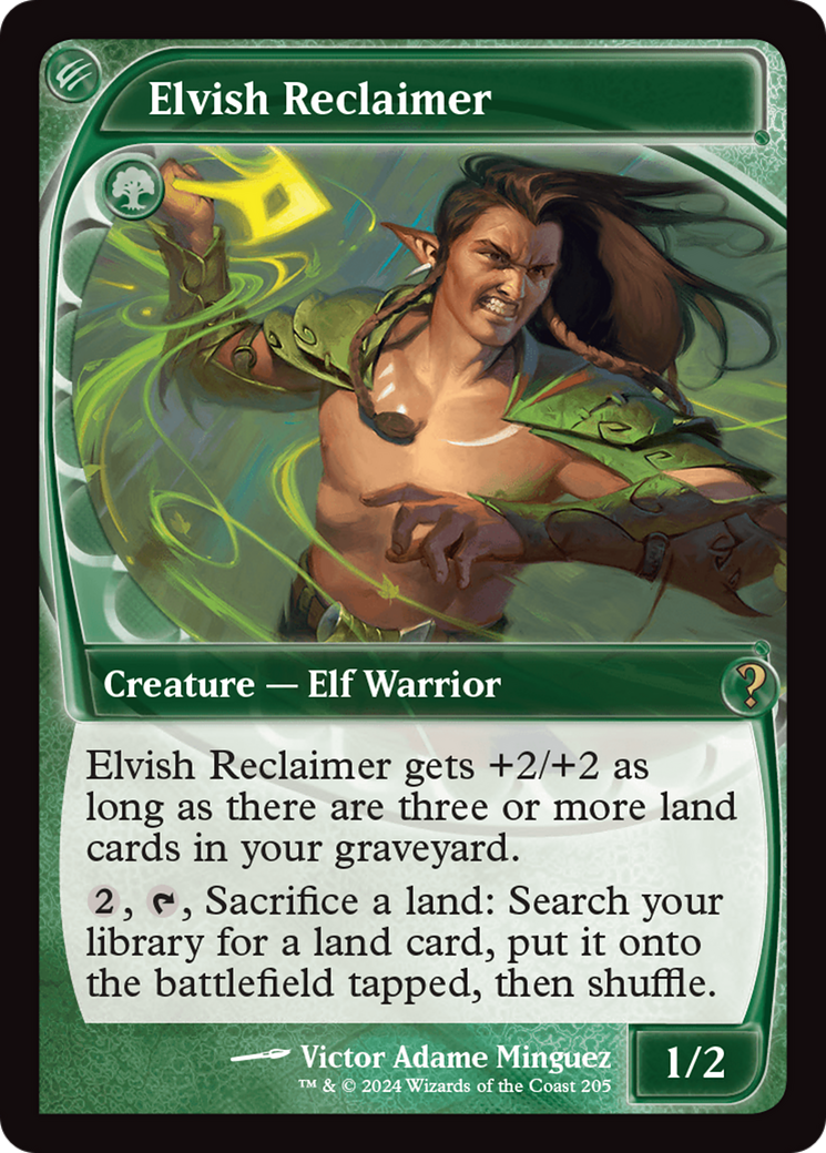 Elvish Reclaimer (Future Sight) [Mystery Booster 2] | Cards and Coasters CA