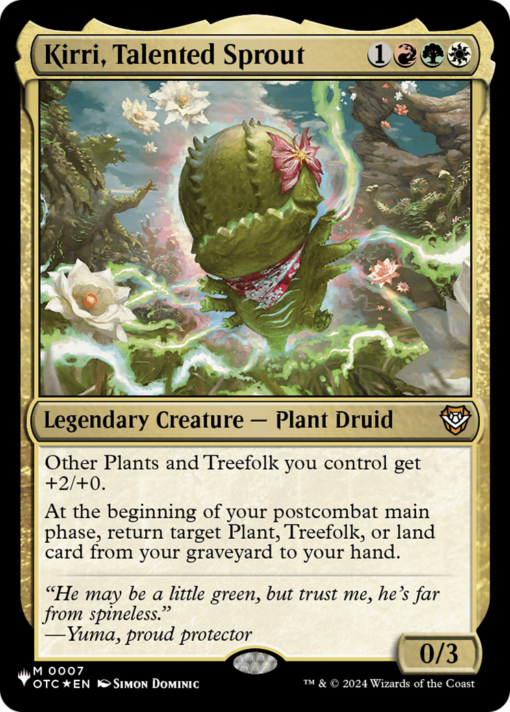 Kirri, Talented Sprout (OTC) [The List] | Cards and Coasters CA