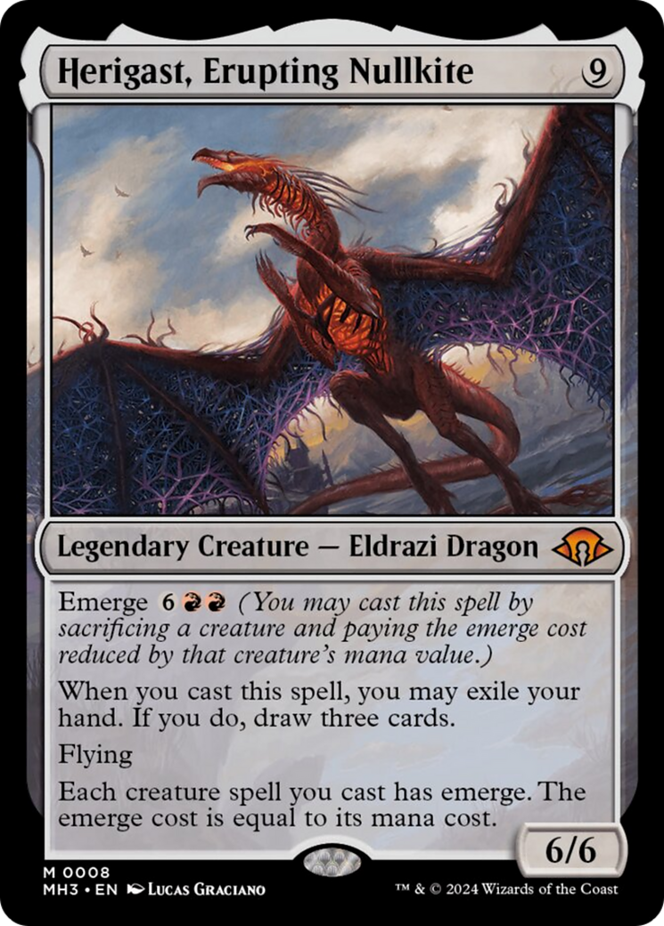 Herigast, Erupting Nullkite [Modern Horizons 3] | Cards and Coasters CA