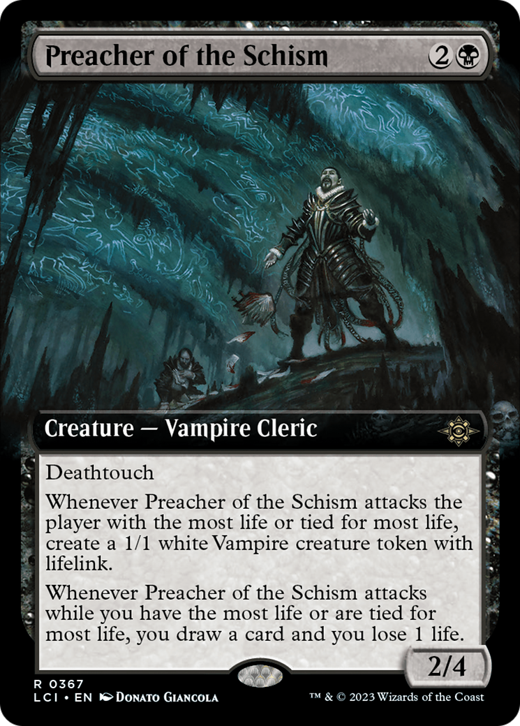 Preacher of the Schism (Extended Art) [The Lost Caverns of Ixalan] | Cards and Coasters CA