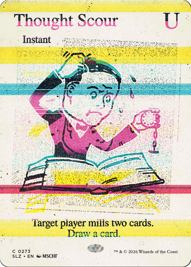 Thought Scour (0273) [Secret Lair x MSCHF: The Zeta Set] | Cards and Coasters CA