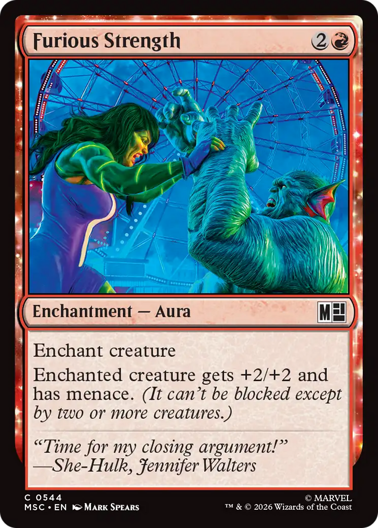 Furious Strength [Marvel Super Heroes Commander] | Cards and Coasters CA
