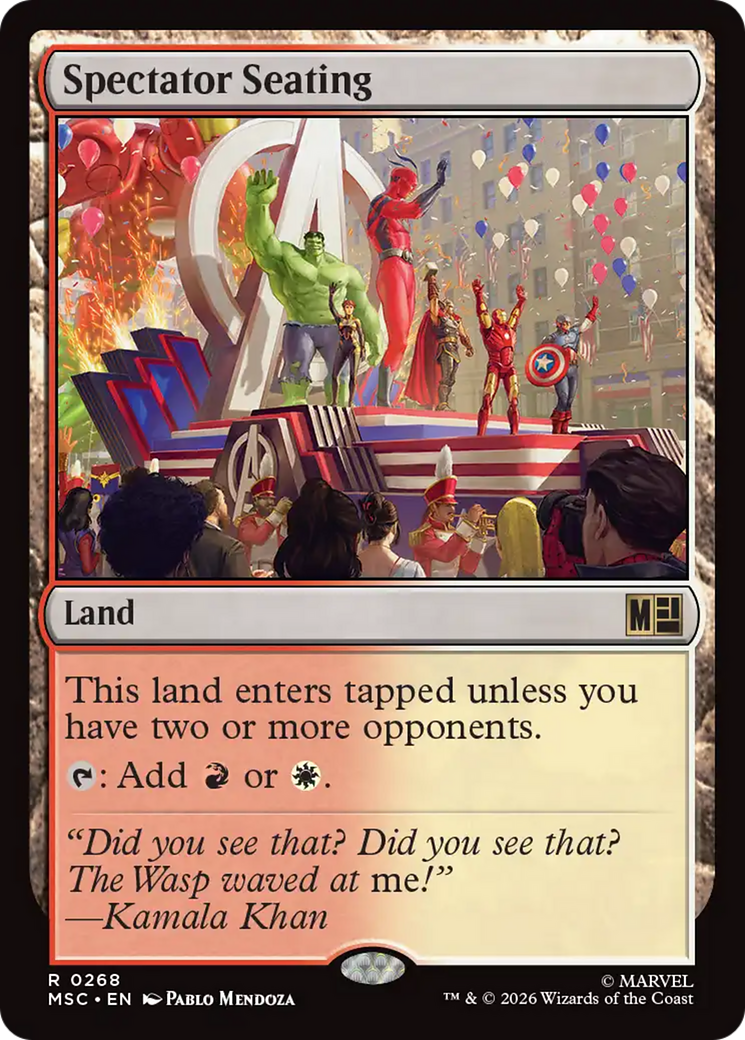 Spectator Seating [Marvel Super Heroes Commander] | Cards and Coasters CA