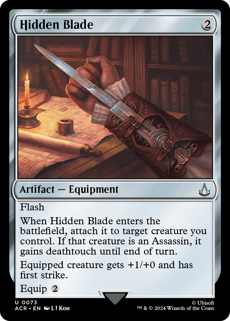 Hidden Blade [Assassin's Creed] | Cards and Coasters CA