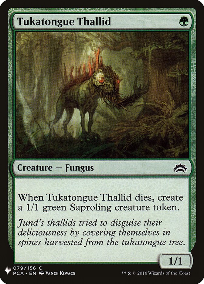 Tukatongue Thallid [Mystery Booster] | Cards and Coasters CA