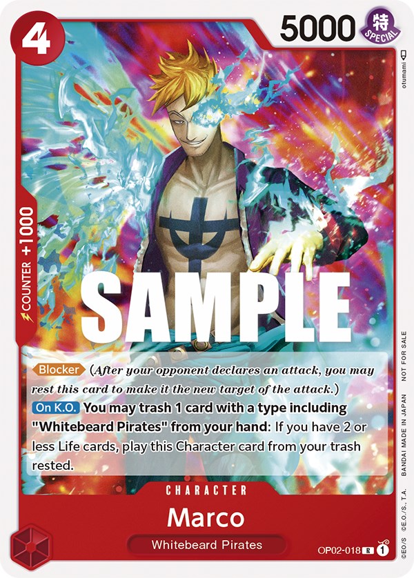 Marco (Promotion Pack 2023) [One Piece Promotion Cards] | Cards and Coasters CA
