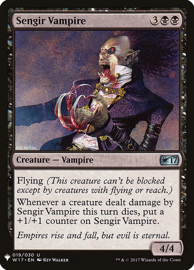 Sengir Vampire [Mystery Booster] | Cards and Coasters CA