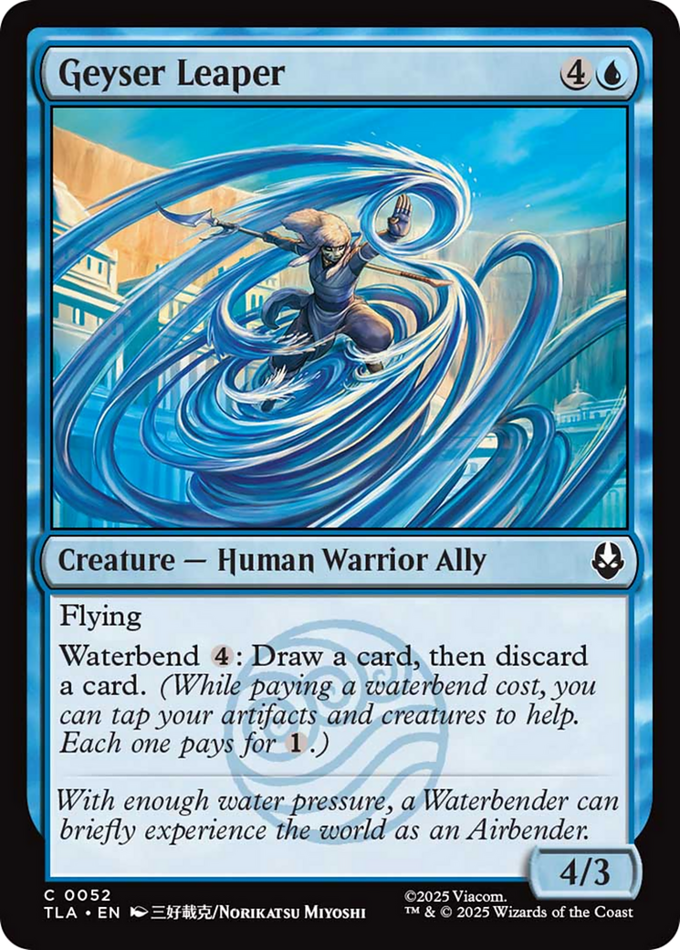 Geyser Leaper [Avatar: The Last Airbender] | Cards and Coasters CA