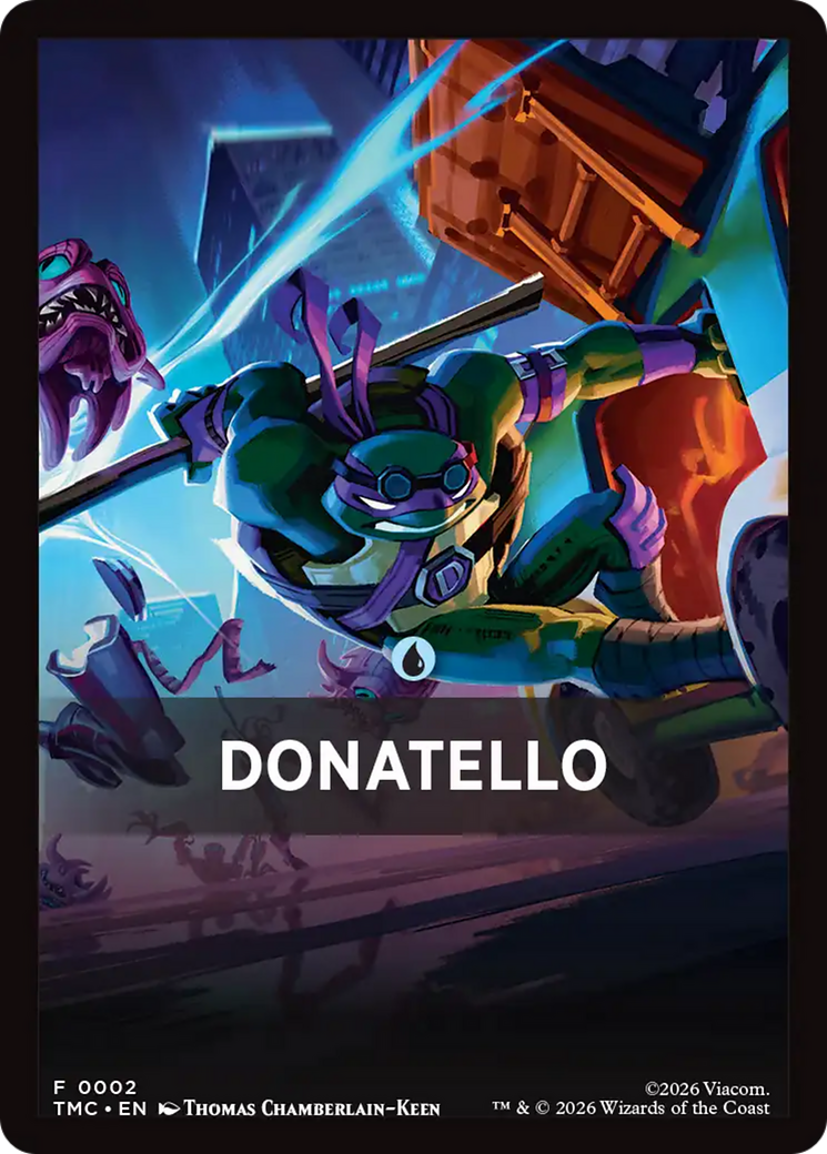Donatello Theme Card [Teenage Mutant Ninja Turtles Commander Tokens] | Cards and Coasters CA