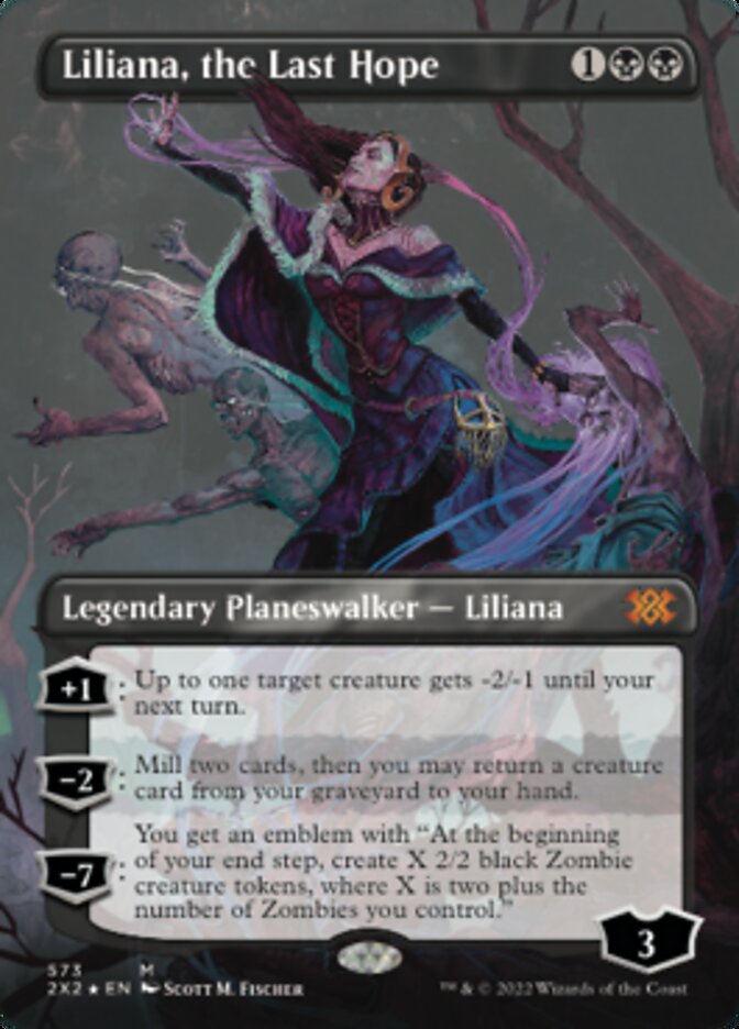 Liliana, the Last Hope (Textured Foil) [Double Masters 2022] | Cards and Coasters CA