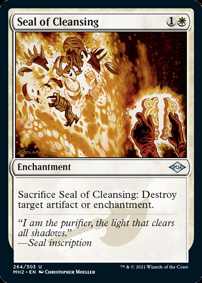 Seal of Cleansing (Foil Etched) [Modern Horizons 2] | Cards and Coasters CA