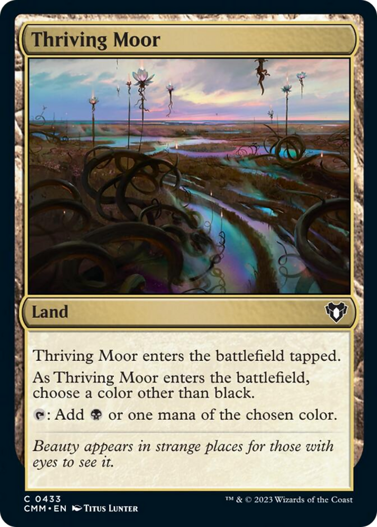 Thriving Moor [Commander Masters] | Cards and Coasters CA