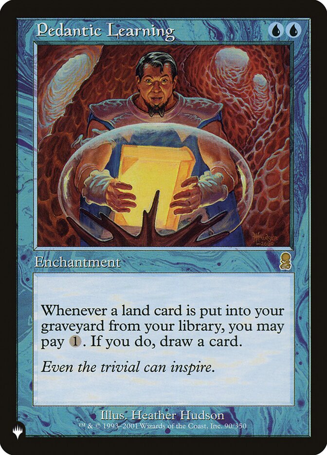 Pedantic Learning [The List] | Cards and Coasters CA