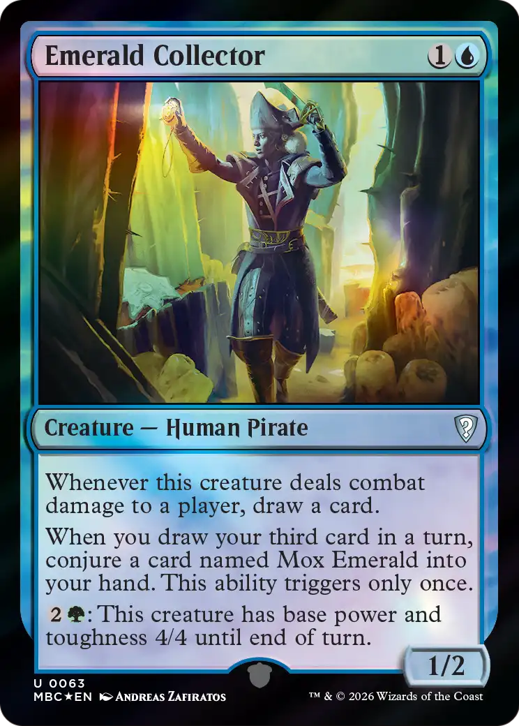 Emerald Collector [Mystery Booster: Commander Edition] | Cards and Coasters CA