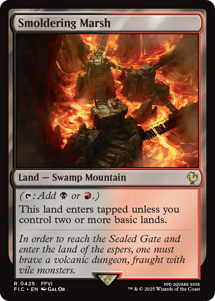 Smoldering Marsh [FINAL FANTASY Commander] | Cards and Coasters CA