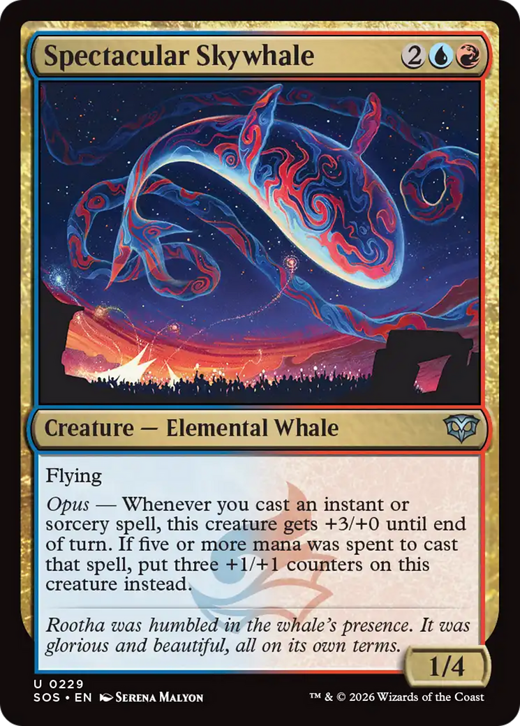 Spectacular Skywhale [Secrets of Strixhaven] | Cards and Coasters CA