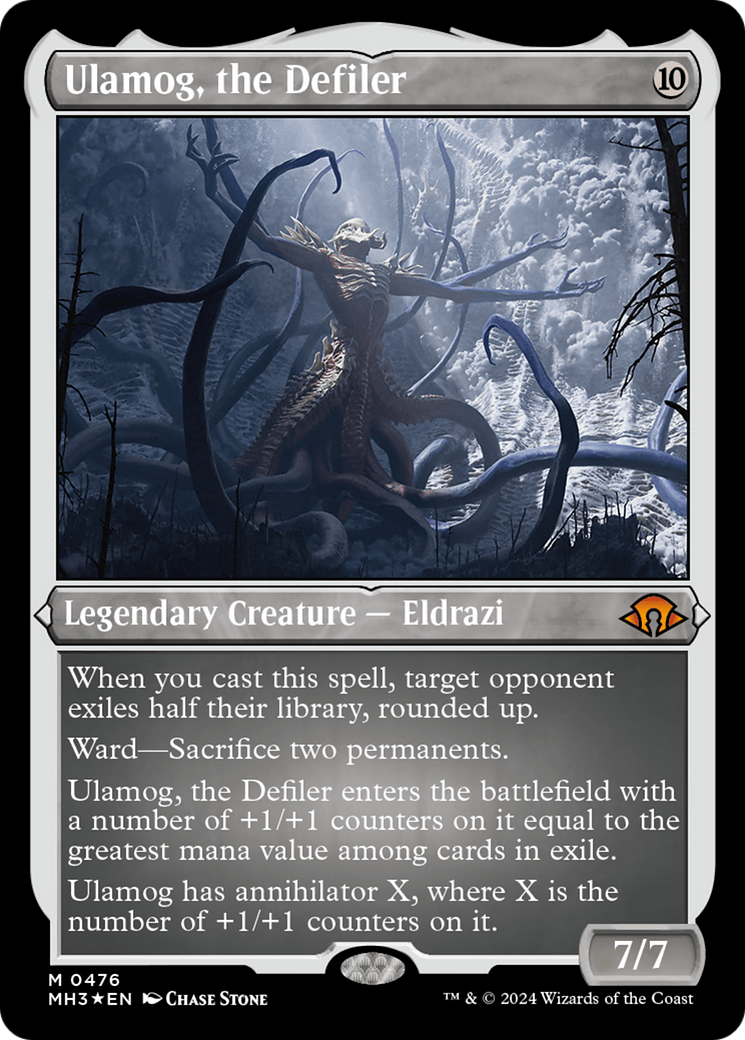 Ulamog, the Defiler (Foil Etched) [Modern Horizons 3] | Cards and Coasters CA